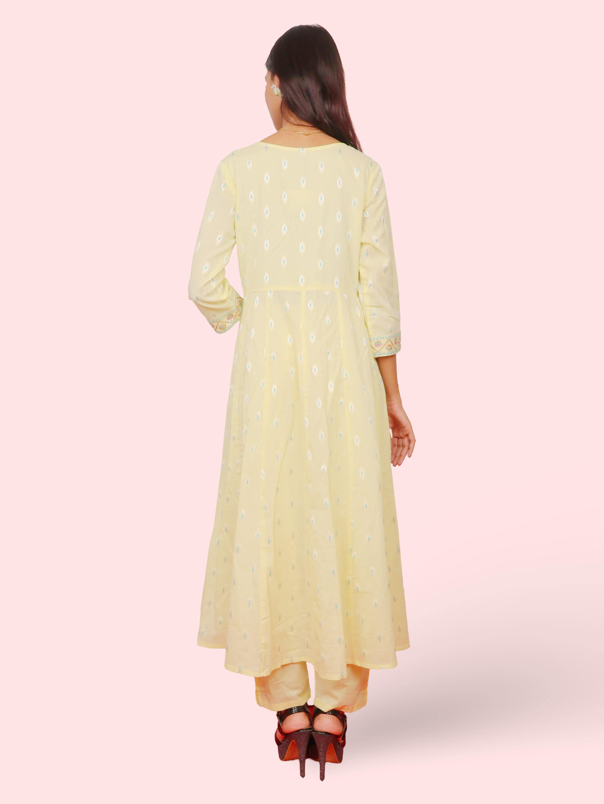 Women's Pure Cotton Kurta and Pant Set with Coordinated Dupatta