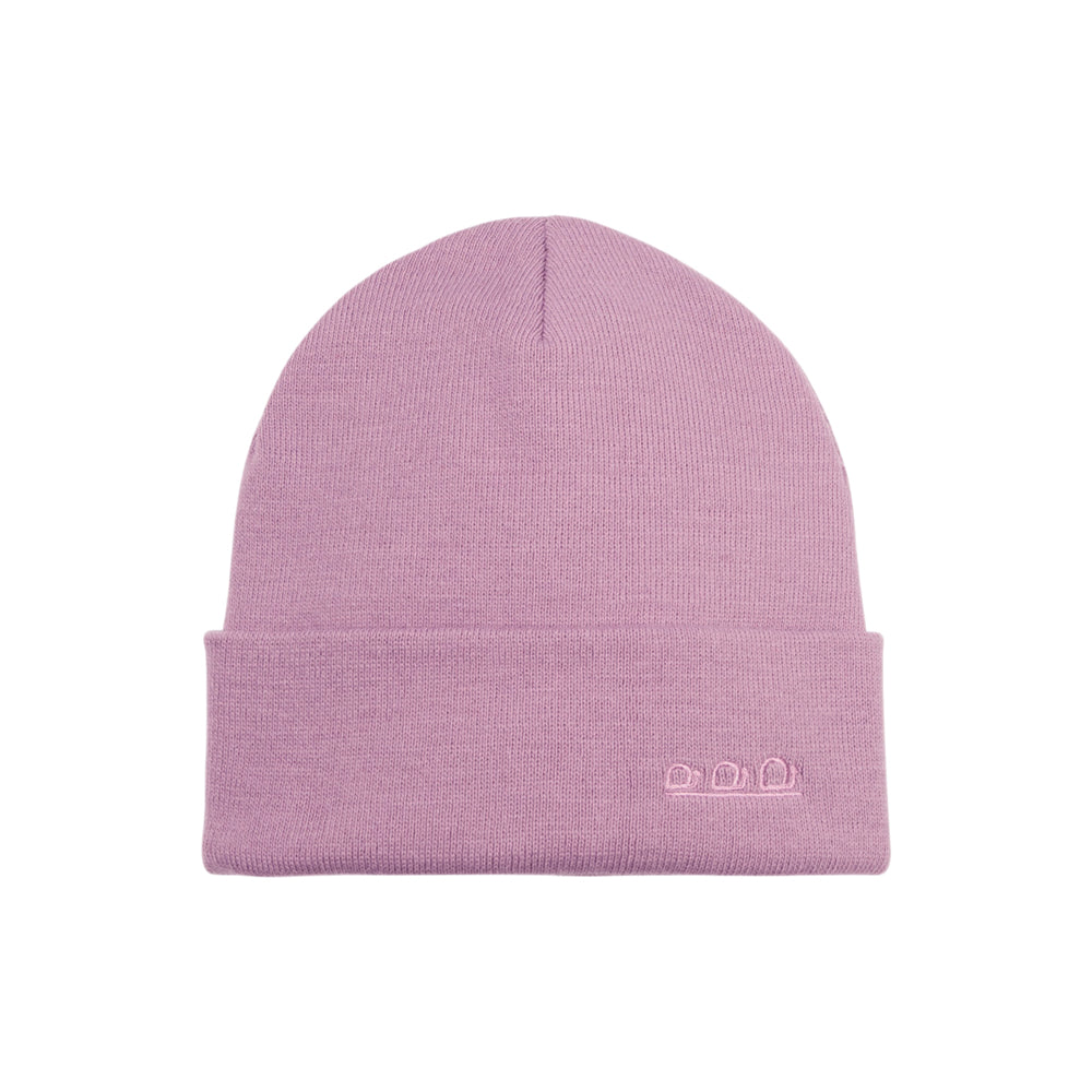 K5001CI | ORTLES - Unisex Knit Beanie Made in Italy. Color: Purple